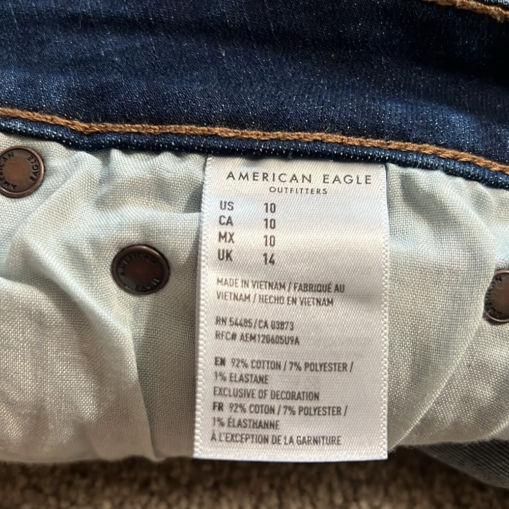 NWT American Eagle Skinny Bermuda Shorts-Size 10 - Picture 5 of 7